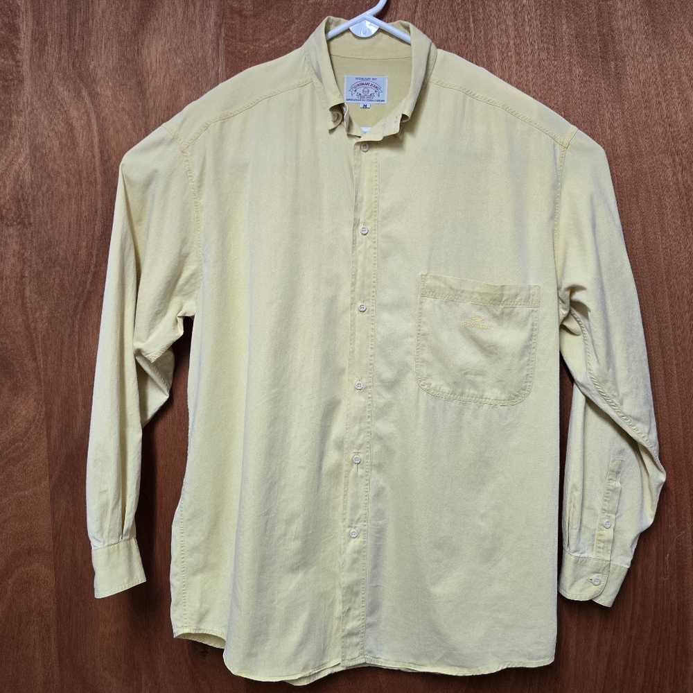 Armani Jeans Yellow Dress Shirt